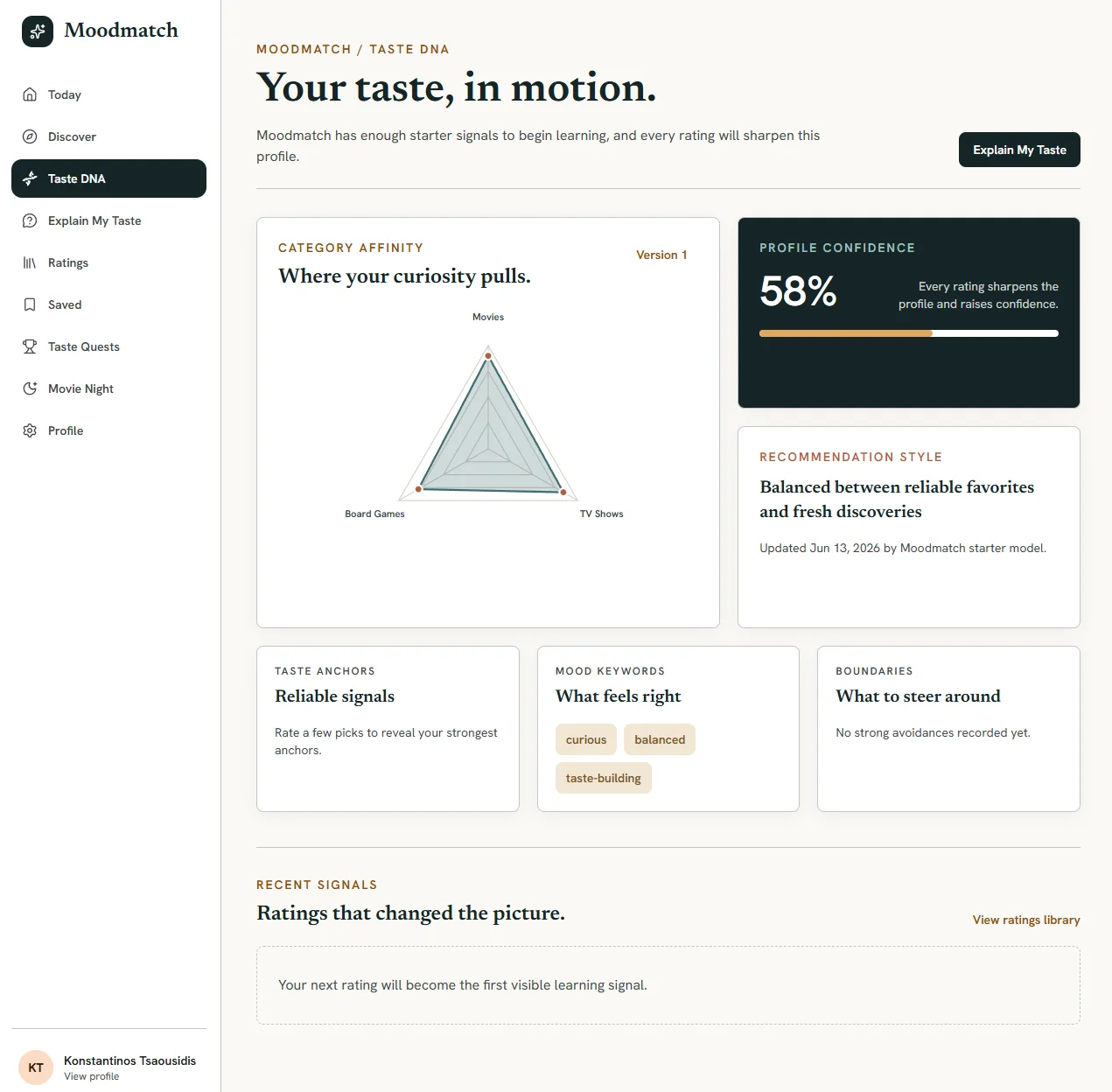 Moodmatch preview